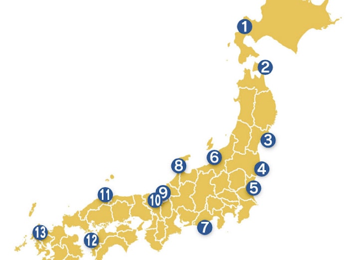 全国14原発 放射性物質の拡散予測地図 日本経済新聞 全国14原発 放射性物質の拡散予測地図 日本経済新聞