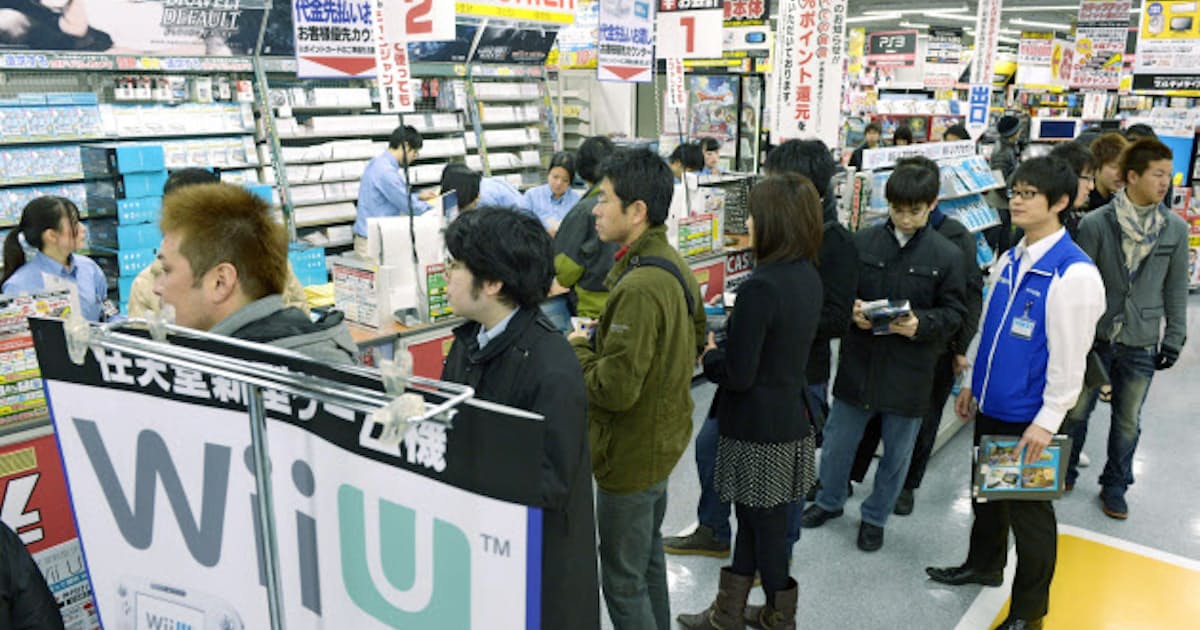 任天堂 Wii U 発売 販売店に行列 日本経済新聞 任天堂 Wii U 発売 販売店に行列 日本経済新聞