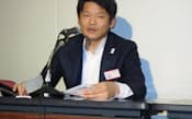 2012年4月～12月期決算を発表するヤフーの宮坂学社長(東証、29日)