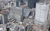 「キタ」のJR大阪駅周辺では大型開発が進行中