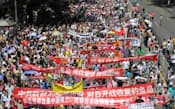 尖閣諸島の国有化は反日デモのきっかけとなり、日本企業は打撃を受けた（2012年9月16日、広東省）