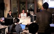 行政の公開データを生かして何ができるかを住民同士で議論する(横浜市内で開かれた勉強会)