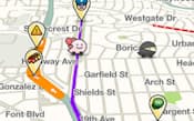 グーグルが買収を発表したウェイズは利用者が提供するデータに基づいた渋滞情報などを提供している