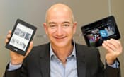 ジェフ・ベゾスCEO率いる米アマゾン・ドット・コムは驚異的に安い価格でタブレット市場に参入。話題をさらった