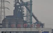 中国では鉄鋼業界の過剰生産能力問題が深刻(江蘇省内の民営製鉄所)