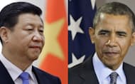 オバマ米大統領(右、AP)と習近平中国国家主席(左、ロイター)
