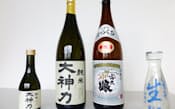 「富久娘酒造」が不適切表示に伴い自主回収する日本酒の一部=共同