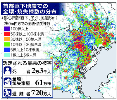 首都直下地震 経済被害95兆円 業務継続計画策定 日本経済新聞