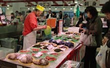 角上魚類では日替わりのお買い得品を徹底的に売る(新潟県長岡市)