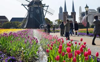 長崎県のハウステンボス=共同