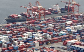 3月の企業物価は前年同月比1.7%上昇(大井ふ頭コンテナターミナル)