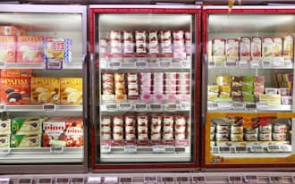 冷夏になるとアイスクリームの販売に影響も
