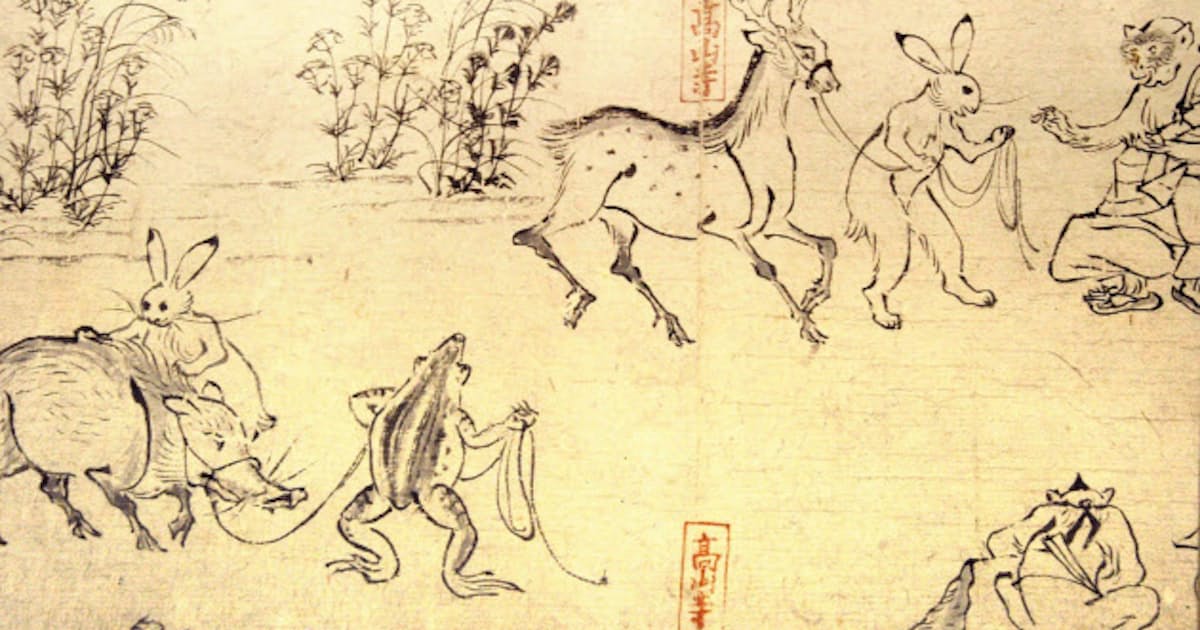 鳥獣人物戯画2巻を事前公開 京都国立博物館 日本経済新聞 鳥獣人物戯画2巻を事前公開 京都国立博物館 日本経済新聞
