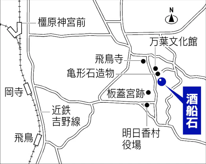 石と水の都 面影が凝縮 謎 の遺物 酒船石 時の回廊 日本経済新聞