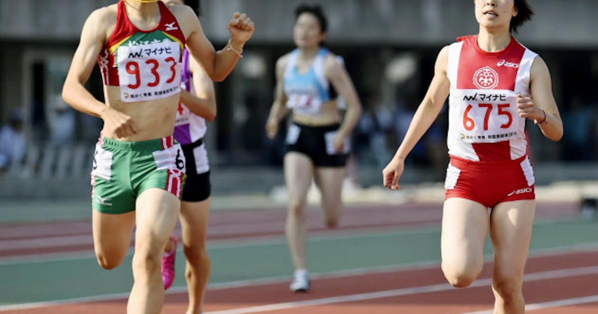 女子400メートルは青山がv 全国高校総体 陸上開始 日本経済新聞 女子400メートルは青山がv 全国高校総体 陸上開始 日本経済新聞