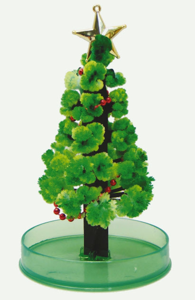 魔法の水で卓上ツリー 日本経済新聞