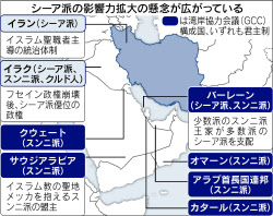 湾岸諸国が警戒 地域力学に変化も 日本経済新聞