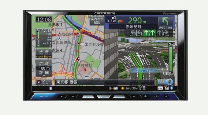 実写風景でルート案内 日本経済新聞