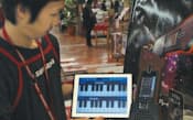 タブレットやスマホで音楽アプリを紹介し販売につなげる店も（千葉県柏市の「新星堂カルチェ5柏店」）