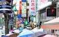 「韓流ブーム」の影響でJR新大久保駅周辺の地価は上昇した（東京都新宿区）