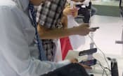 中興通訊が新型スマホを展示したモバイル・アジア・エキスポ（6月22日、上海）