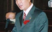 03年12月、大阪府議会で初質問する松井議員