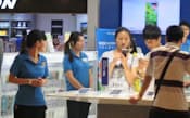 サムスンは中国で製品を体験できる売り場を広げる