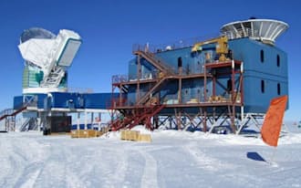 重力波を観測した南極の施設（研究チーム提供）