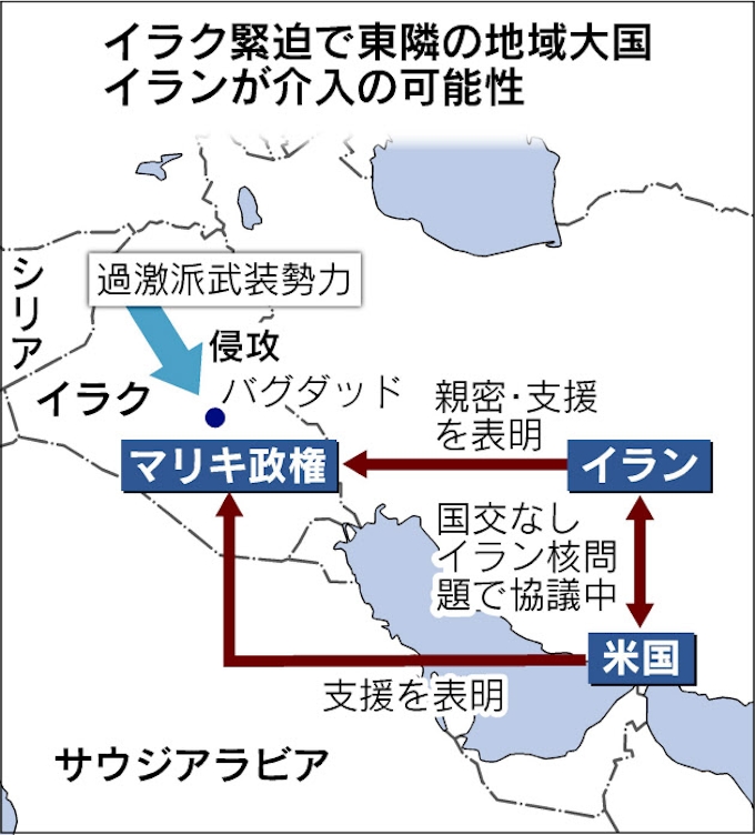イラン イラク支援の用意 米と協力検討も 日本経済新聞