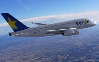 国内3位のスカイマークも購入トラブルで苦境に立つ（発注したエアバス「A380」のイメージ）