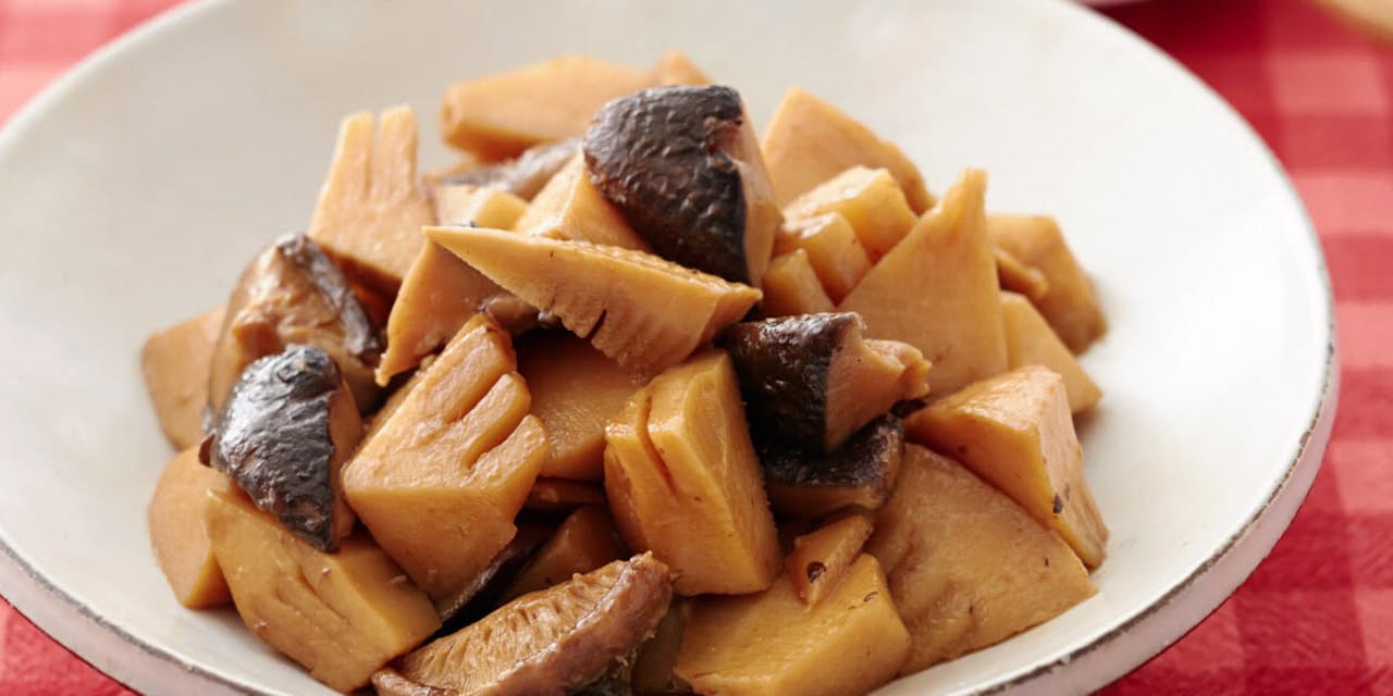 タケノコとシイタケのうま煮 Nikkei Style タケノコとシイタケのうま煮 Nikkei Style