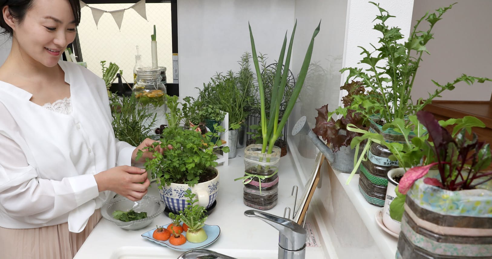 我が家のキッチン 菜園に 採れたておいしい彩り Nikkei Style 我が家のキッチン 菜園に 採れたておいしい彩り Nikkei Style