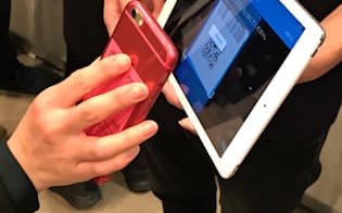 店はタブレットなどにアプリを入れれば利用できる