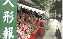 久月が開いた「人形報恩祭」（東京都台東区）