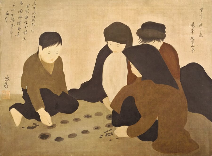 エコール ド パリとアジア 5 グエン ファン チャン オーアンクァン遊び 日本経済新聞