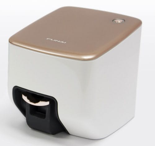 船井電機が開発したネイルプリンター