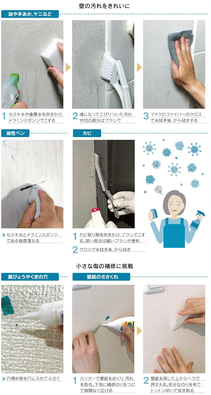 壁紙 お手入れでさっぱり 油汚れにセスキ水 重曹水 日本経済新聞 壁紙 お手入れでさっぱり 油汚れにセスキ水 重曹水 日本経済新聞
