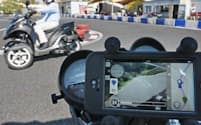 「スマートライディング」はバイクの運転技術を評価する（東京都足立区）
