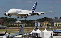 エアバスA380の売れ行きは伸び悩んでいる（2014年7月、英ファンボロー国際航空ショー）