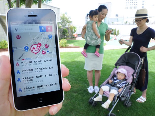 赤ちゃんと気軽に外出 授乳室などアプリが探す Nikkei Style 赤ちゃんと気軽に外出 授乳室などアプリが探す Nikkei Style