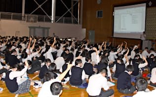 多賀城高校は防災・減災学習で「8つの生きる力」を測定した