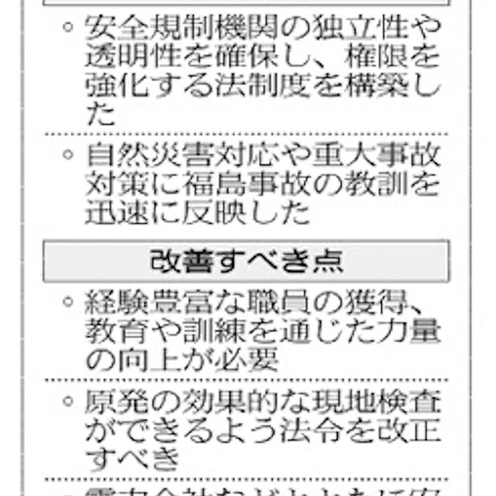 日本の原発規制 独立性 透明性を確保 Iaea評価 日本経済新聞