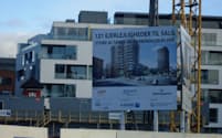 コペンハーゲンの中心部では至るところで高級マンションの建設が進む
