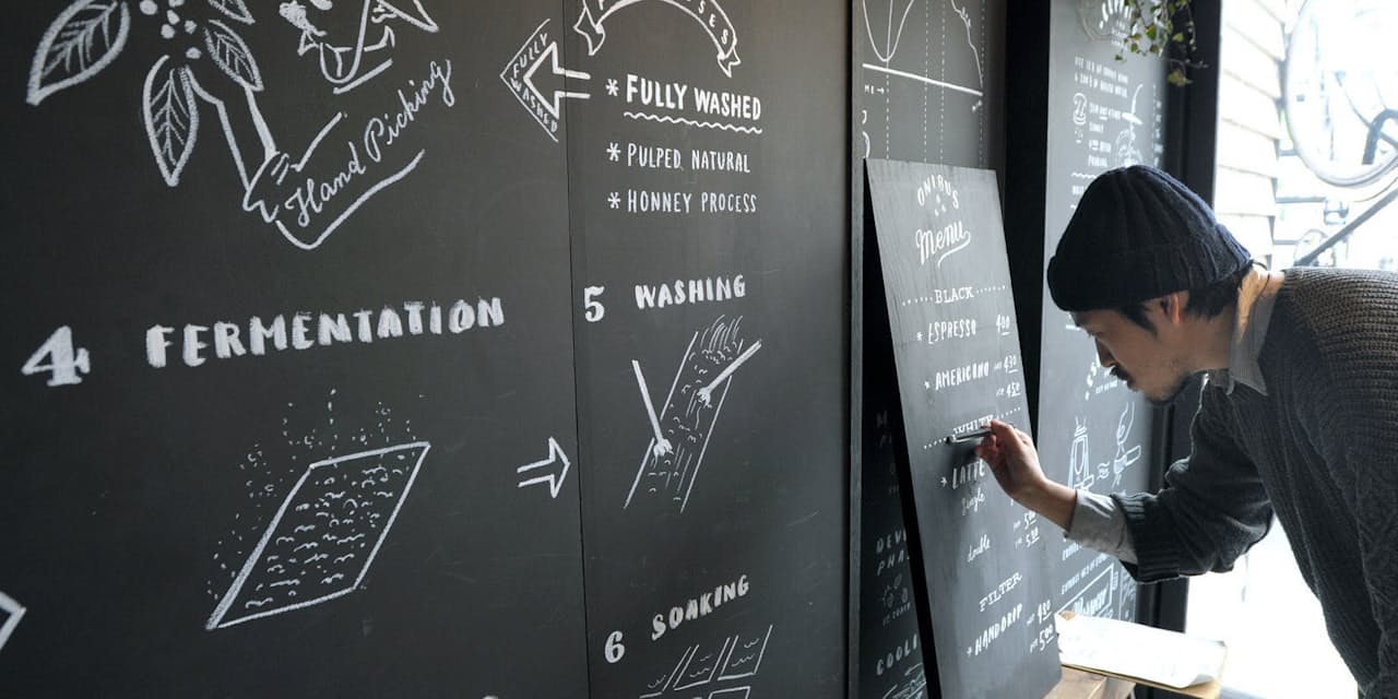 黒板でカフェ風インテリアをdiy Nikkei Style 黒板でカフェ風インテリアをdiy Nikkei Style