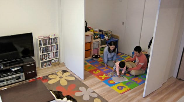 住みながら間取り自在 壁移し寝室を子供部屋に Nikkei Style 住みながら間取り自在 壁移し寝室を子供部屋に Nikkei Style