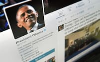 オバマ米大統領のツイッターアカウント。President Obamaの下に@POTUSとある
