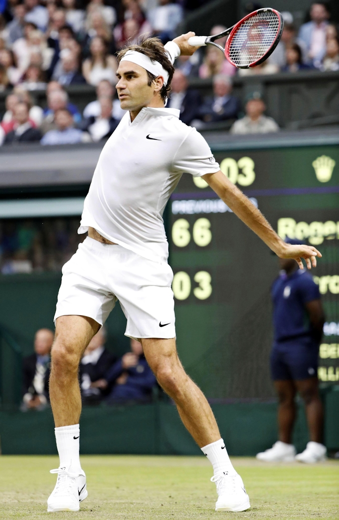 フェデラー3回戦進出 錦織の2回戦は順延 ウィンブルドン 日本経済新聞