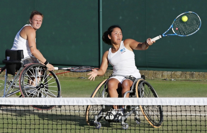 上地組が決勝進出 ウィンブルドン車いすの部 日本経済新聞