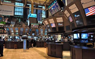 ニューヨーク証券取引所。トランプ氏が大統領選に勝利したことで、市場の不確実性がさらに増すことになる