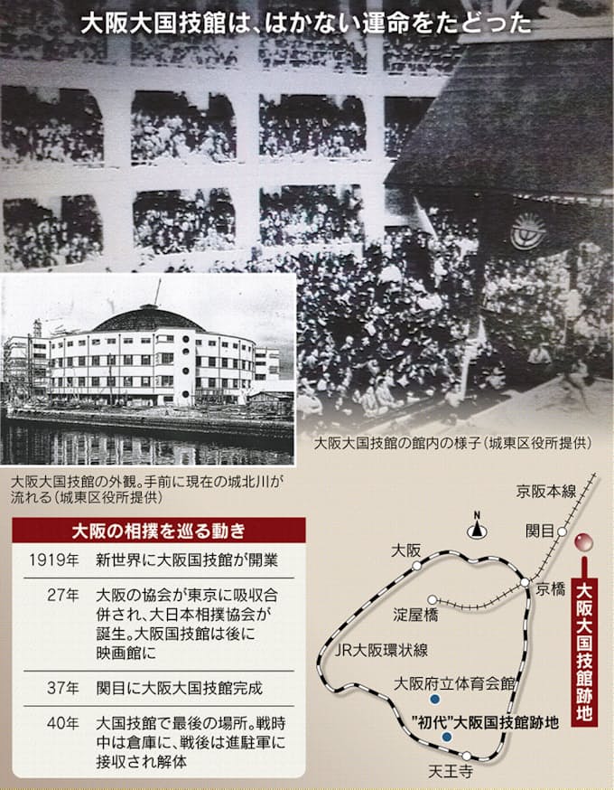 大阪 城東に 大 国技館があった とことんサーチ 日本経済新聞